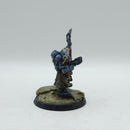 Warhammer 40k: Space Marines Space Wolves Metal Battle Leader - Well Painted (AI151)