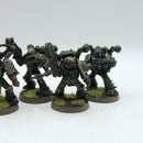 Warhammer 40k: Chaos Space Marines Metal Plague Marines - Well Painted (BJ152)