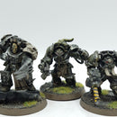 Warhammer 40k: Chaos Space Marines Old Terminators  - Well Painted (AC170)