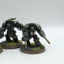 Warhammer 40k: Chaos Space Marines Old Terminators  - Well Painted (AC170)
