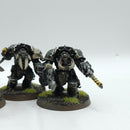 Warhammer 40k: Chaos Space Marines Old Terminators - Well Painted (AA095)