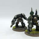 Warhammer 40k: Chaos Space Marines Old Terminators  - Well Painted (BI190)