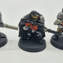 Warhammer 40k Space Marines Scouts with Sniper Rifles x5  - Metal AT013