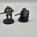 Warhammer 40k Space Marines Scouts with Sniper Rifles x5  - Metal AT013