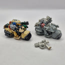Warhammer 40k Space Marine Attack Bikes x2 BA081