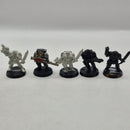 Warhammer 40k Space Marines Scouts x5  - Metal AH112