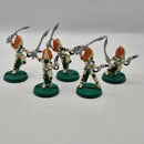 Warhammer 40k Aeldari Howling Banshees x5 - OOP Metal AZ228