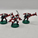 Warhammer 40k Aeldari Warp Spiders and Exarch - OOP Metal BA145