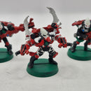Warhammer 40k Aeldari Warp Spiders and Exarch - OOP Metal BA145