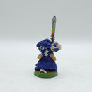 Warhammer 40k: Space Marine Dark Angels Metal Ezekiel and Standard Bearer (AJ110)