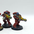 Warhammer 40k: Space Marines Blood Angels Hellblasters - Well Painted (AI214)