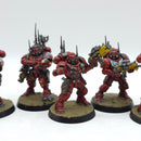Warhammer 40k: Space Marines Blood Angels Infiltrators - Well Painted (AI200)