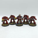 Warhammer 40k: Space Marines Blood Angels Terminators - Well Painted (AF039)