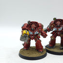 Warhammer 40k: Space Marines Blood Angels Terminators - Well Painted (AF039)