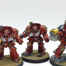 Warhammer 40k: Space Marines Blood Angels Terminators - Well Painted (AF039)