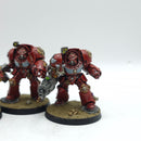 Warhammer 40k: Space Marines Blood Angels Terminators - Well Painted (AF039)