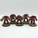 Warhammer 40k: Space Marines Blood Angels Terminators - Well Painted (BH125)