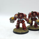 Warhammer 40k: Space Marines Blood Angels Terminators - Well Painted (BH125)