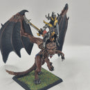 Warhammer the Old World Dark Elf Dreadlord on Manticore - Metal AZ120