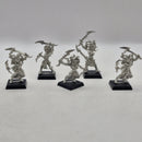 Warhammer the Old World Dark Elves Witch Elves x5 - Metal AJ073