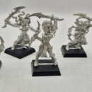 Warhammer the Old World Dark Elves Witch Elves x5 - Metal AJ050