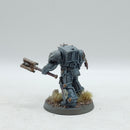 Warhammer 40k: Space Marines Grey Knights Librarian and Chaplain - Painted (AZ135)