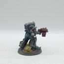 Warhammer 40k: Space Marines Grey Knights Librarian and Chaplain - Painted (AZ135)
