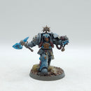 Warhammer 40k: Space Marines Grey Knights Librarian and Chaplain - Painted (AZ135)