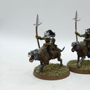 Warhammer Lord of the Rings: Isengard Metal Warg Riders (AW109)