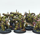 Warhammer 40k: Death Guard x10 Plague Marines - Well Painted (BJ128)