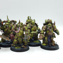 Warhammer 40k: Death Guard x10 Plague Marines - Well Painted (BJ128)