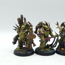 Warhammer 40k: Death Guard x10 Plague Marines - Well Painted (BJ128)