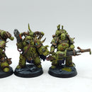Warhammer 40k: Death Guard x10 Plague Marines - Well Painted (BJ128)