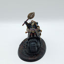 Warhammer 40k: Space Marines Chaplain on Bike  - Well Painted (AA178)