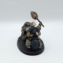 Warhammer 40k: Space Marines Chaplain on Bike  - Well Painted (AA178)
