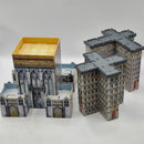 Epic Warhammer Cardboard Buildings with Plastic Tops 1991 AB031