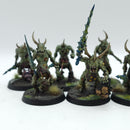 Warhammer Age of Sigmar: Maggotkin of Nurgle Plaguebearers - Well Painted (AD186)