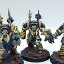 Warhammer 40k: Chaos Space Marines Iron Warriors Terminators - Well Painted (BJ240)