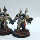 Warhammer 40k: Chaos Space Marines Iron Warriors Terminators - Well Painted (BJ240)