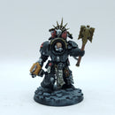 Warhammer 40k: Space Marines Black Templars Terminator Chaplain - Well Painted (AJ073)
