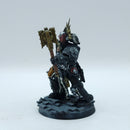 Warhammer 40k: Space Marines Black Templars Terminator Chaplain - Well Painted (AJ073)