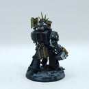 Warhammer 40k: Space Marines Black Templars Terminator Chaplain - Well Painted (AJ073)