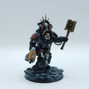Warhammer 40k: Space Marines Black Templars Terminator Chaplain - Well Painted (AJ073)