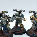Warhammer 40k: Chaos Space Marines Iron Warriors x5 Legionaries - Well Painted (BA056)