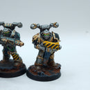 Warhammer 40k: Chaos Space Marines Iron Warriors x5 Legionaries - Well Painted (BA056)
