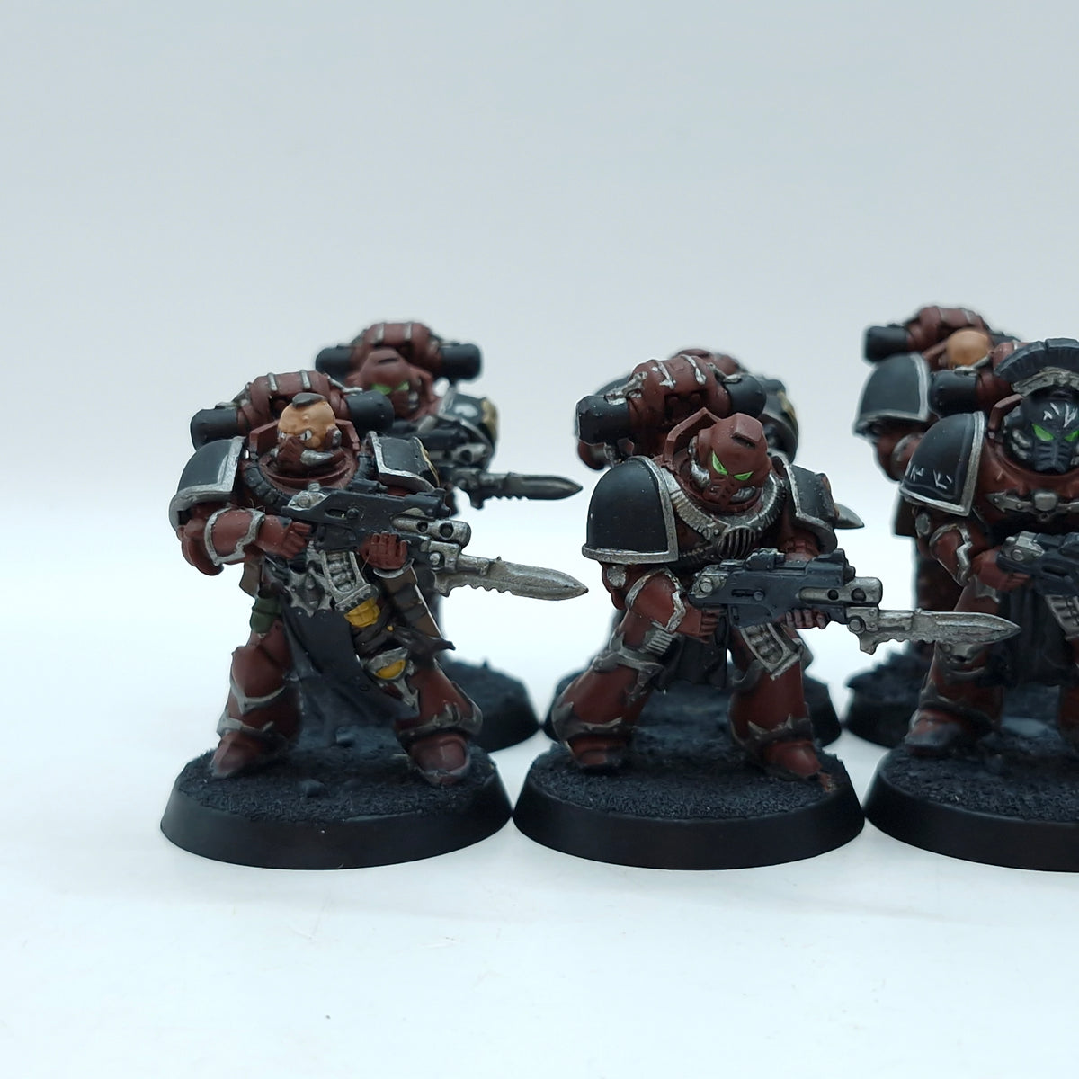 Warhammer Horus Heresy: Space Marine Word Bearers Tactical Squad - Well Painted (BTD60)