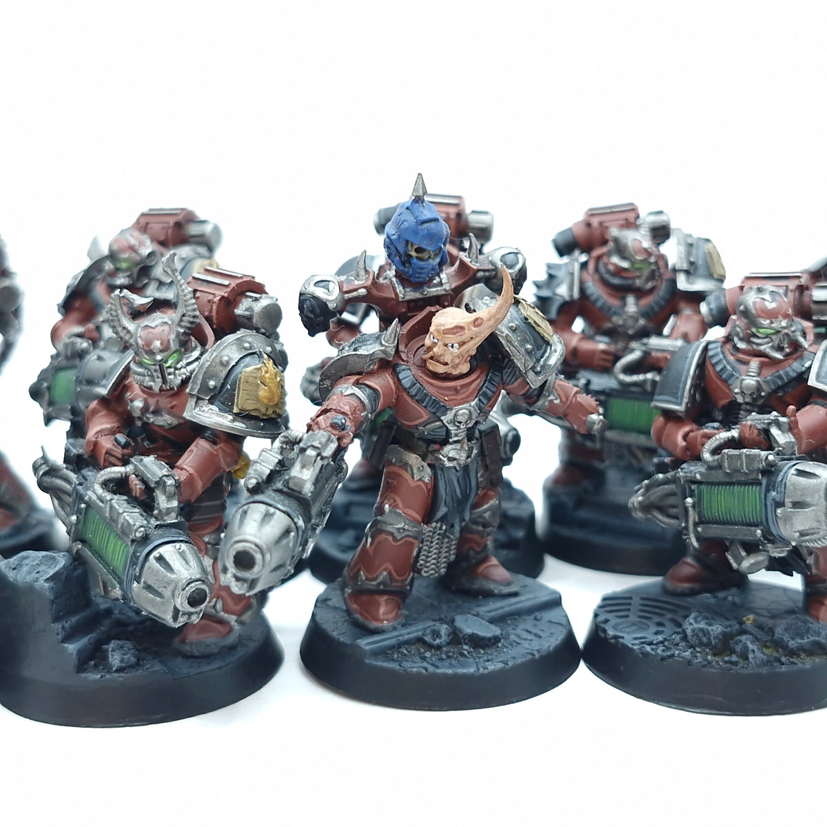 Warhammer Horus Heresy: Space Marine Word Bearers Support Squad FW Plasma Cannons - Well Painted (BTD57)