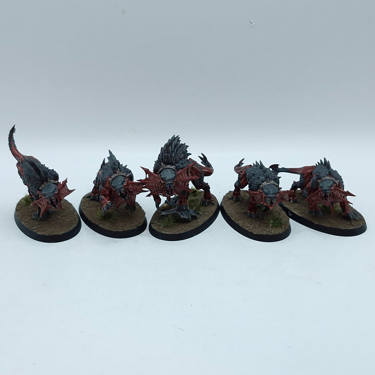 Warhammer Age of Sigmar: Blades of Khorne Flesh Hounds - Well Painted (AH193)