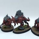 Warhammer Age of Sigmar: Blades of Khorne Flesh Hounds - Well Painted (AH193)