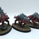 Warhammer Age of Sigmar: Blades of Khorne Flesh Hounds - Well Painted (AH193)